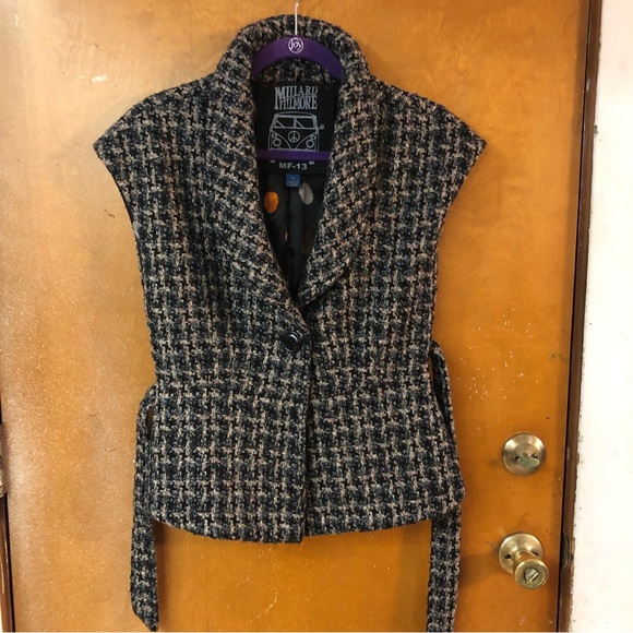 Anthropologie tweed vest    Small. - Picture 2 of 6